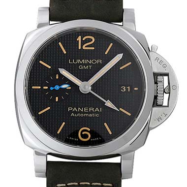 パネライ コピー ルミノール 腕時計 3デイズGMT アッチャイオ PAM01535